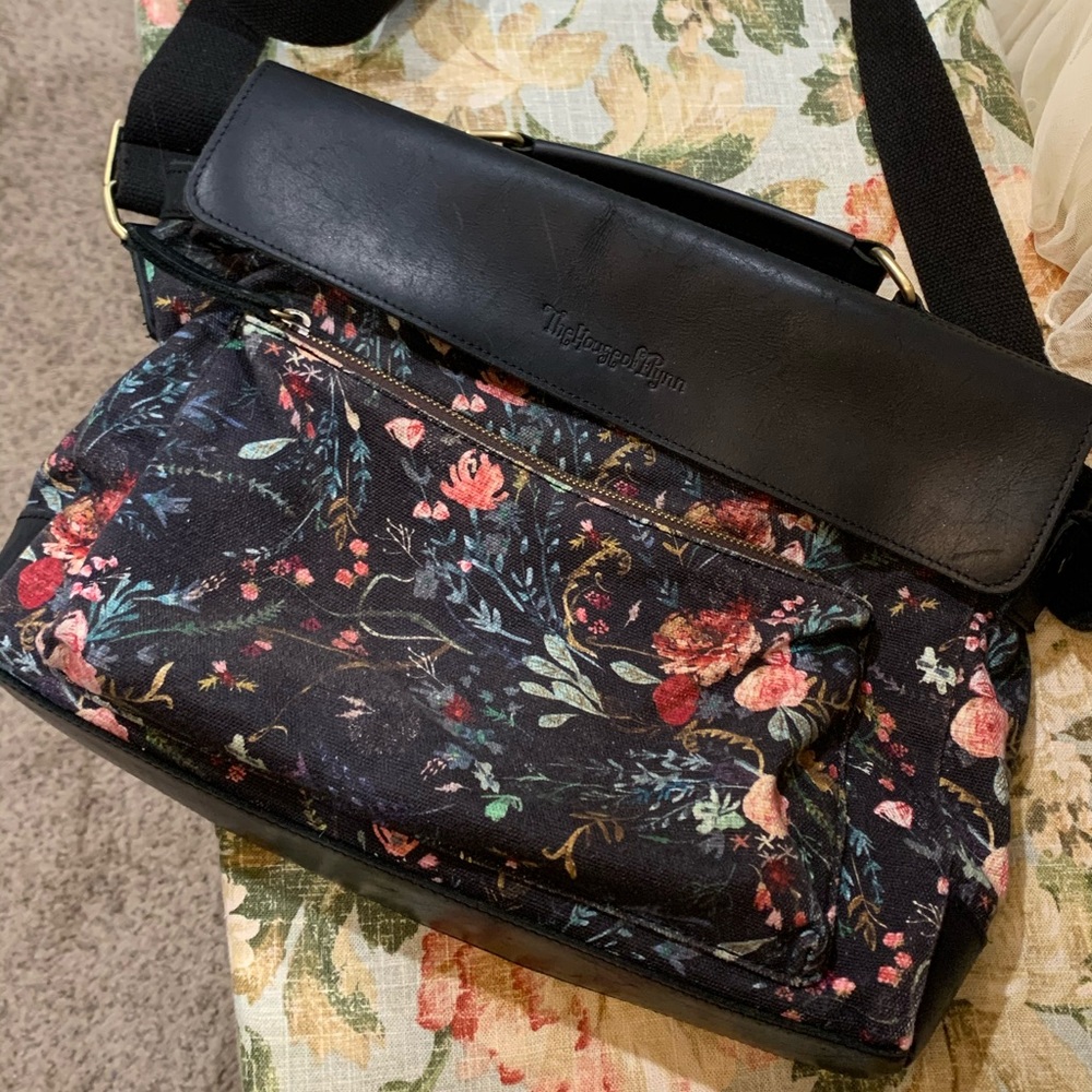 House of Flynn floral satchel bag